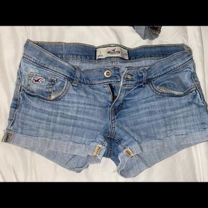 Jean shorts, size 1 W25 hollister
